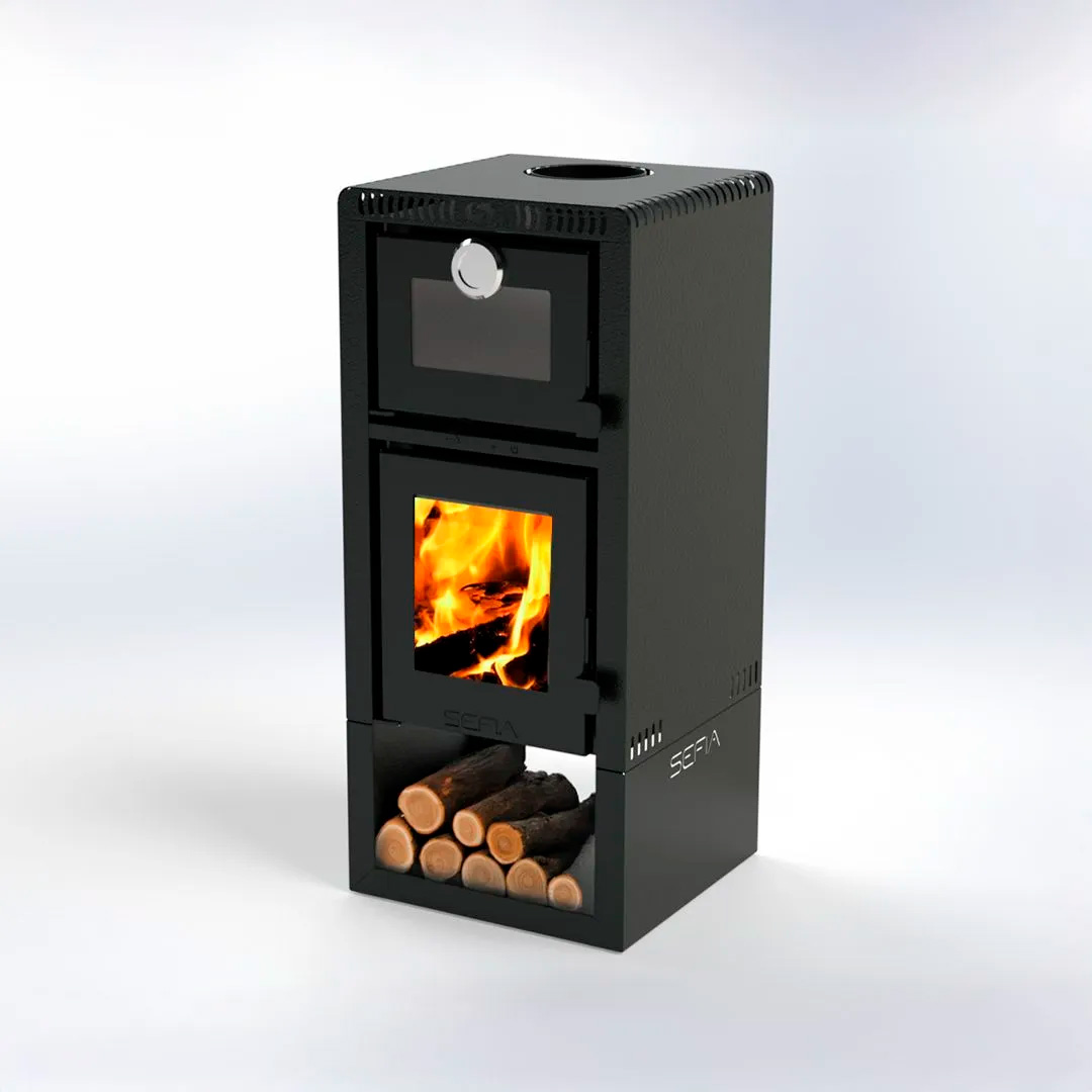 Calefactor Premium A Leña C/horno 110m2 Sefia Almeria / CALFO90 - ALMERIA