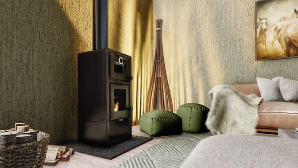 Calefactor Premium A Leña C/horno 110m2 Sefia Almeria / CALFO90 - ALMERIA - Imagen 13