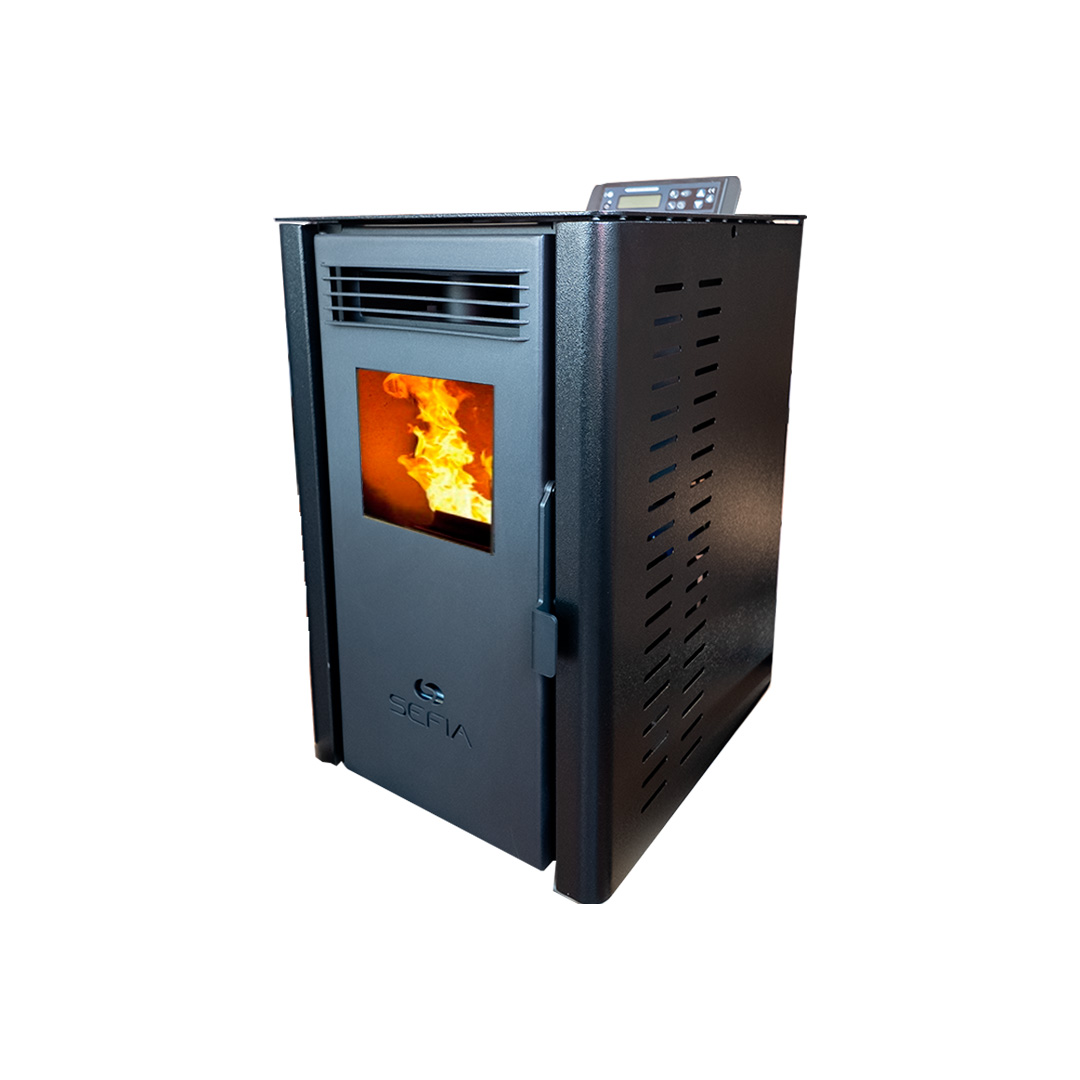 Calefactor A Pellet Premium 4kw 40m2 + Kit De Caños Sefia / SEFIA-PS-P4N - Imagen 2