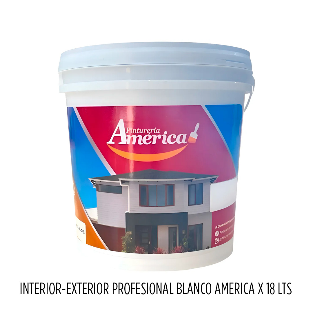 INTERIOR-EXTERIOR PROFESIONAL BLANCO AMERICA X 18 LTS. / 691800