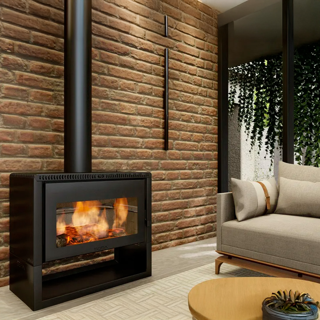 Calefactor Premium a Leña Grande 200m2 Sefia Mallorca / CAL200 - MALLORCA - Imagen 7