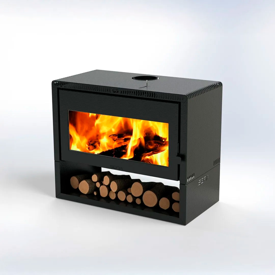 Calefactor Premium a Leña Grande 250m2 Sefia Toledo / CAL250 - TOLEDO