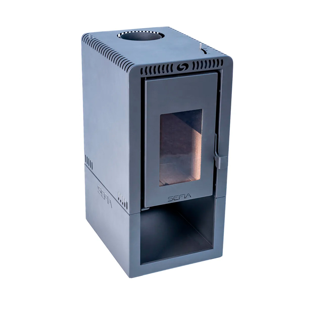 Calefactor Premium a Leña doble Comb. 90m2 Sefia Barcelona / CAL70 - BARCELONA - Imagen 5