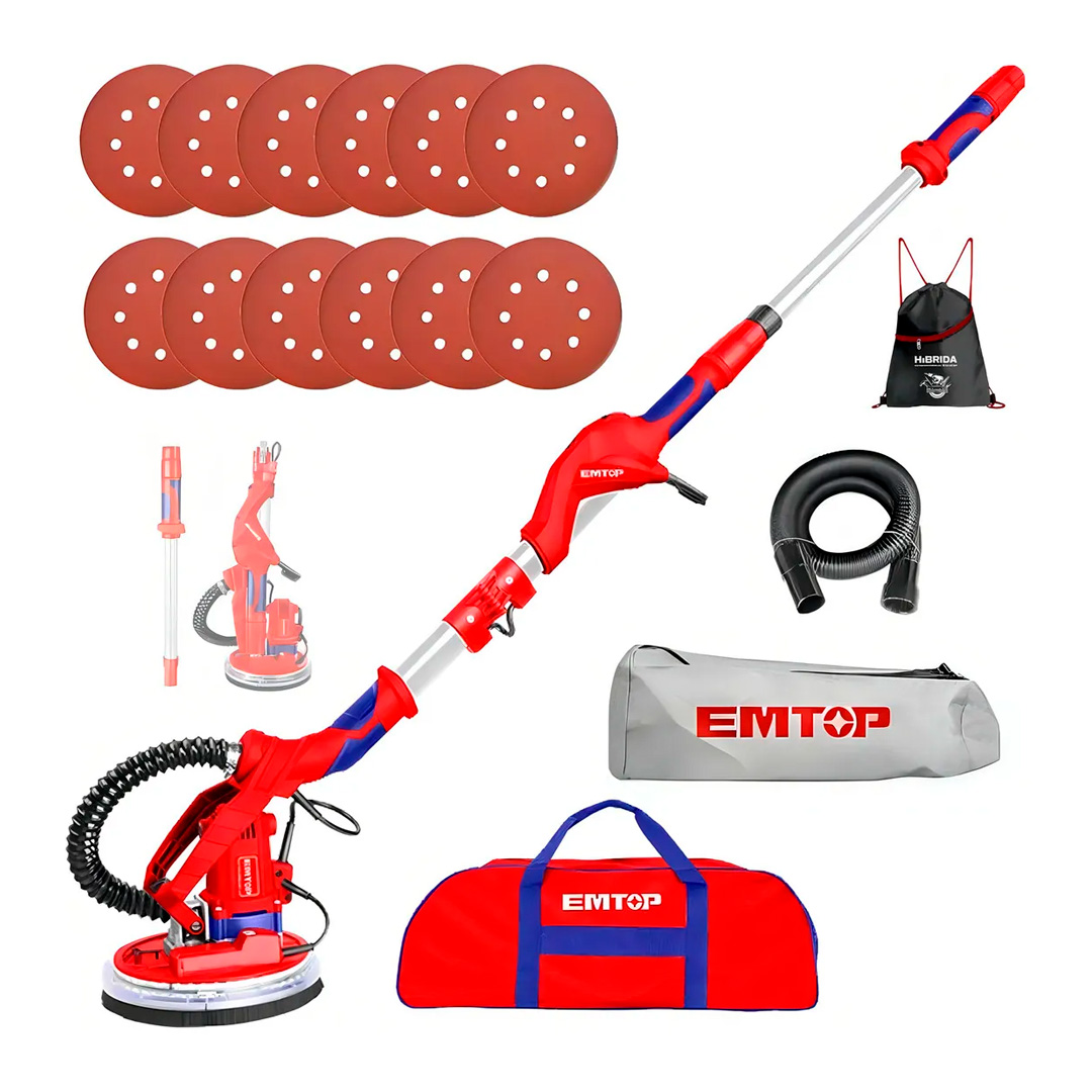Lijadora Pared 1050w Emtop Techo Drywall Aspira / EDSD10501
