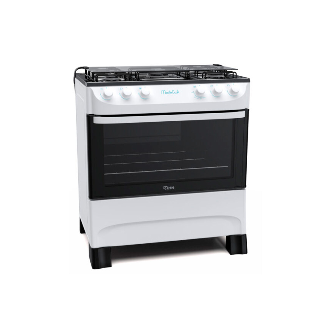 Cocina Tem Mastercook 5 hornallas gas - BLANCA / Z2709 - EQ2317 - Imagen 4