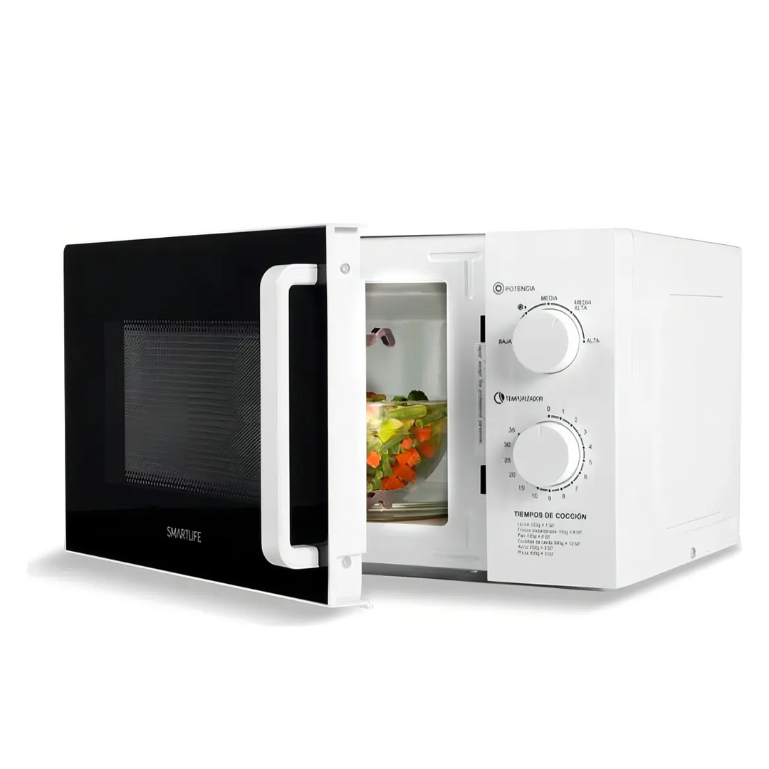 MICROONDAS MANUAL 20 LTS BCO.SLMWO20M SMARTLIFE - Imagen 2