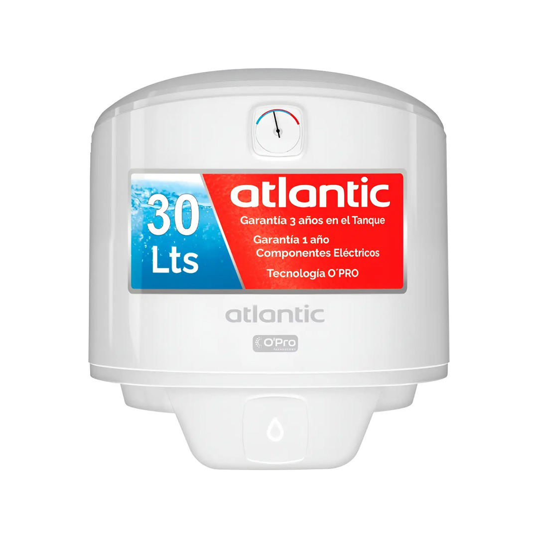 TERMOTANQUE ATLANTIC O´PRO 30 LTS TANQUE ACERO 5838 VM 030 D400S