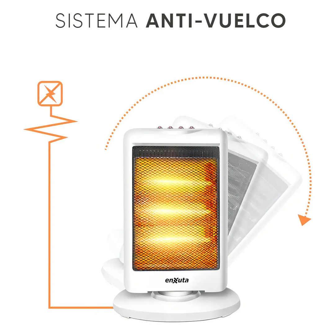 ESTUFA HALOGENA CHENX912 1200W OSCILANTE ENXUTA - Imagen 3