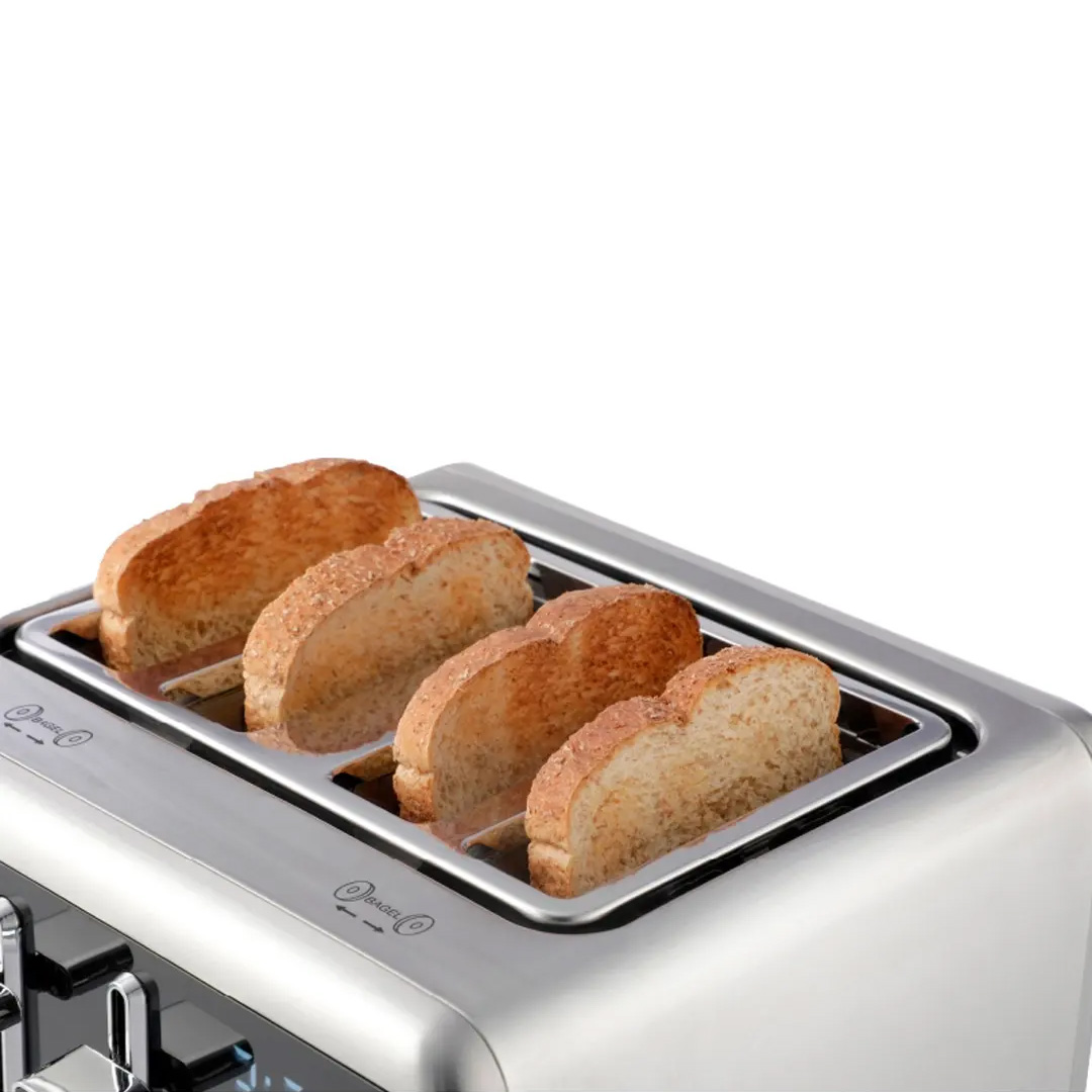 TOSTADORA INOX/NEGRA 4 REBANADAS TOD1520 SMARTLIFE - Imagen 4