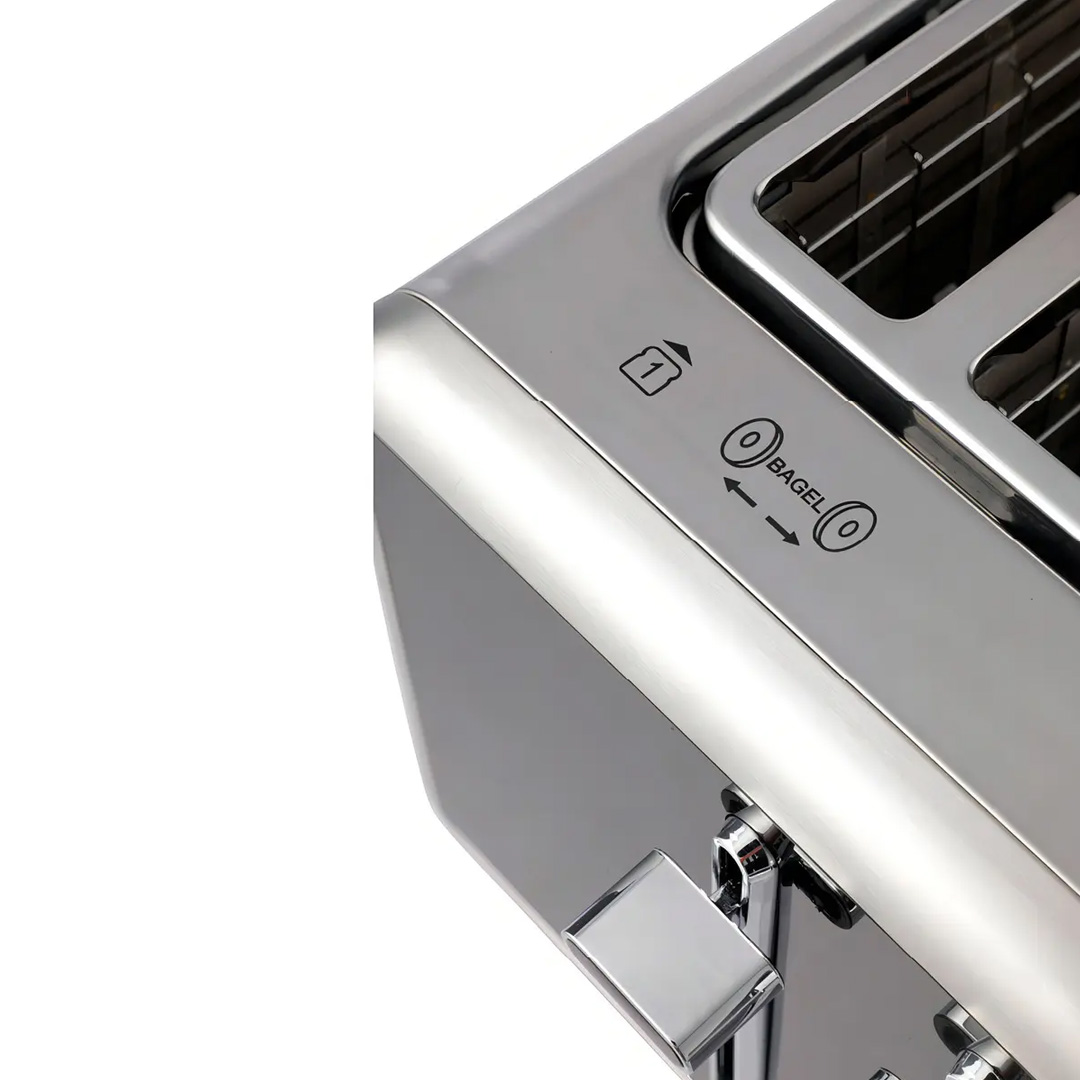 TOSTADORA INOX/NEGRA 4 REBANADAS TOD1520 SMARTLIFE - Imagen 3
