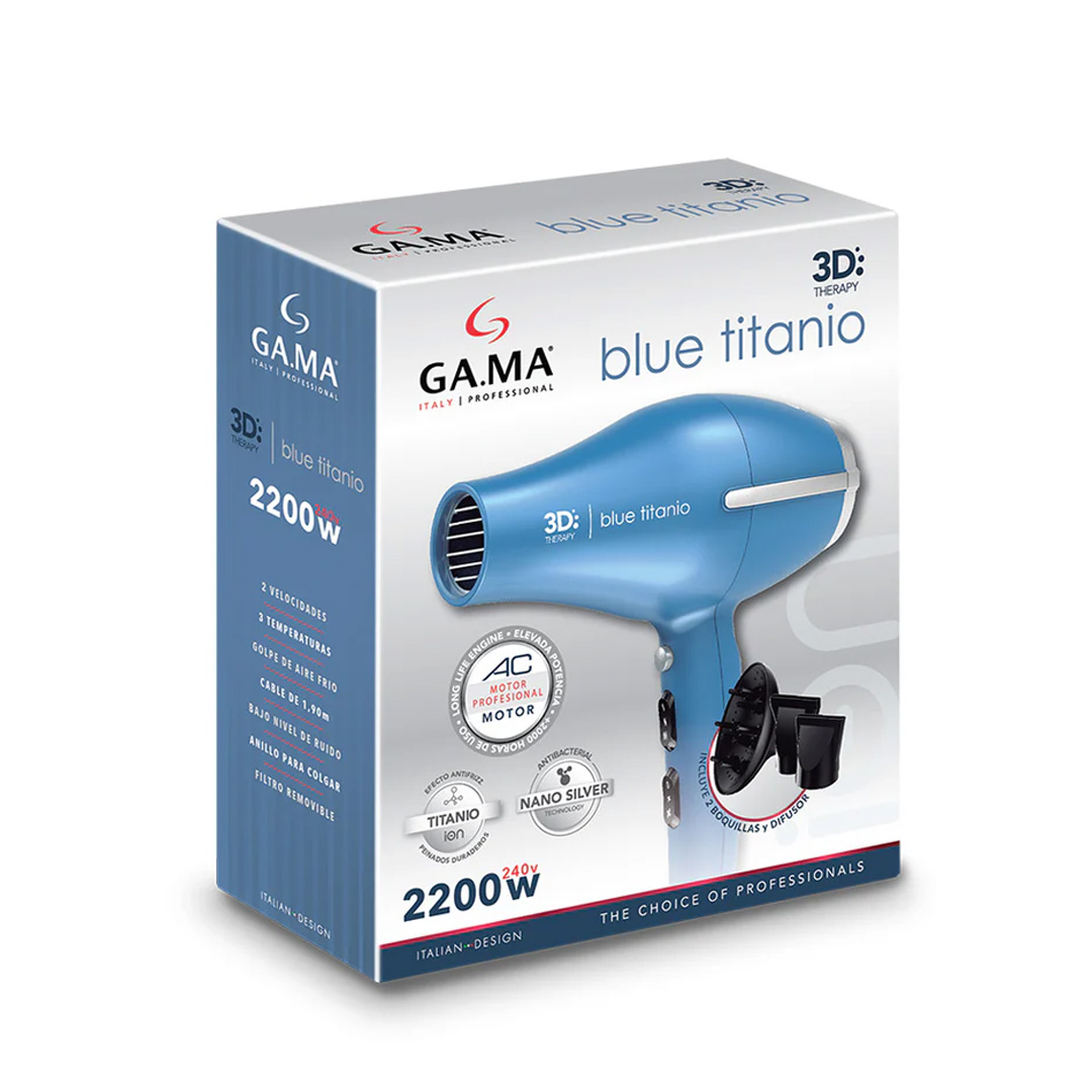 SECADOR DE PELO TEMPO TITANIO - 2300W GA.MA - Imagen 6